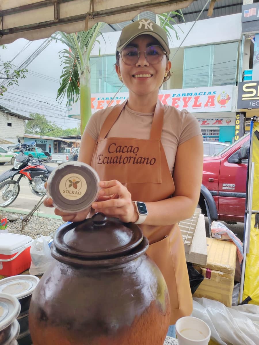 Productora ecuatoriana de cacao